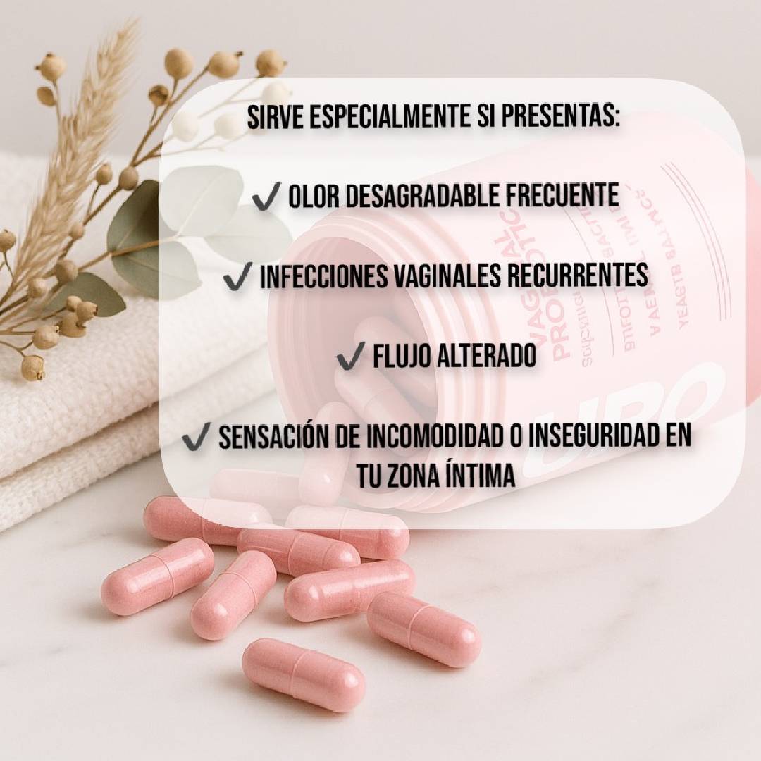 URO Vaginal Probiotic 60 caps • Synbiotic, pH & flora balance, vegano