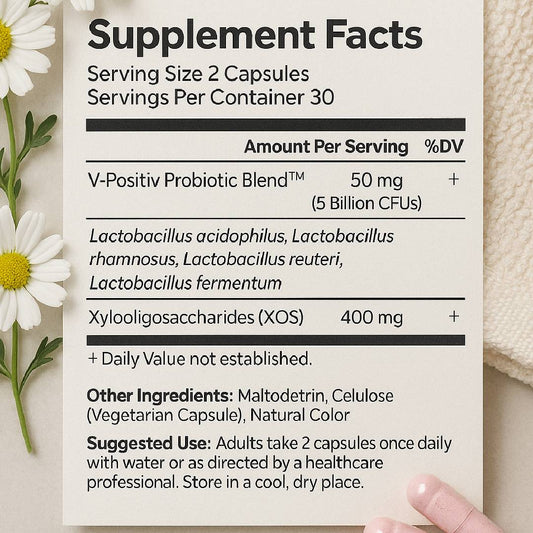 URO Vaginal Probiotic 60 caps • Synbiotic, pH & flora balance, vegano