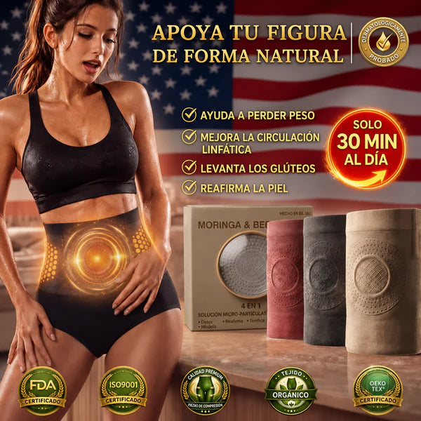 Distribuidor Oficial - Short Moldeador Térmico 4 en 1 Con micropartículas de moringa y Berberina - OFERTA x 3