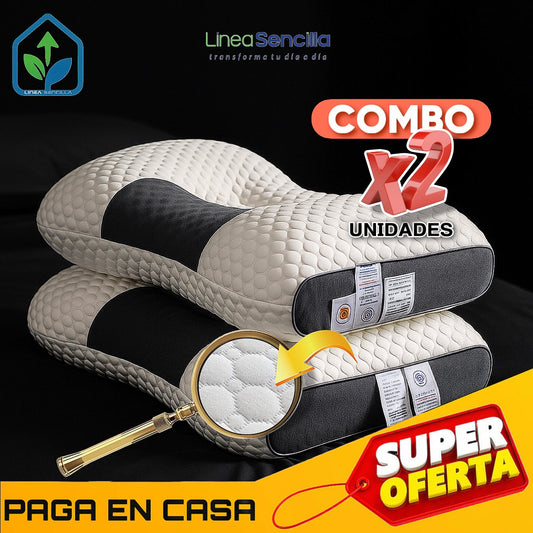 Combo X2 Almohadas 3D Ortopedicas